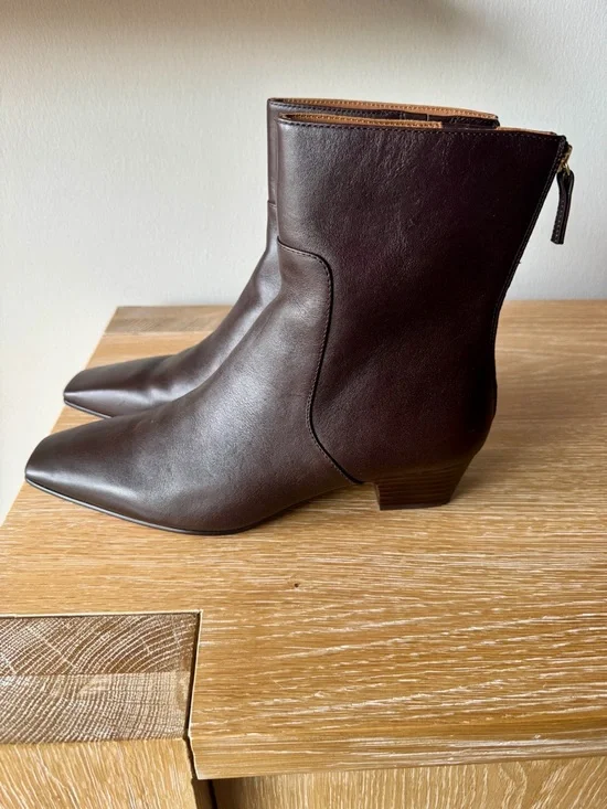 NWT! MADEWELL Women’s The Lexie Ankle Boot Turkish Coffee Leather Size 9 no box! - Picture 10 of 16